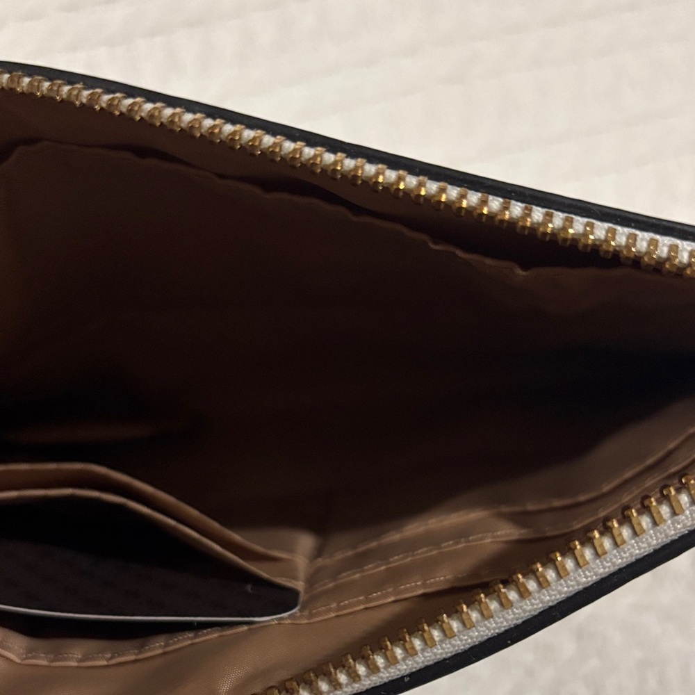 GUESS Ivory Clutch with Gold Accent - Picture 3 of 4
